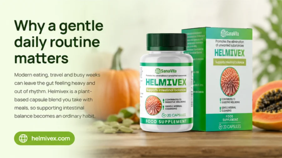 Helmivex — a gentle daily digestive routine